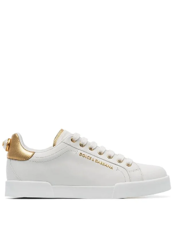 Dolce & Gabbana Portofino Leather Sneakers