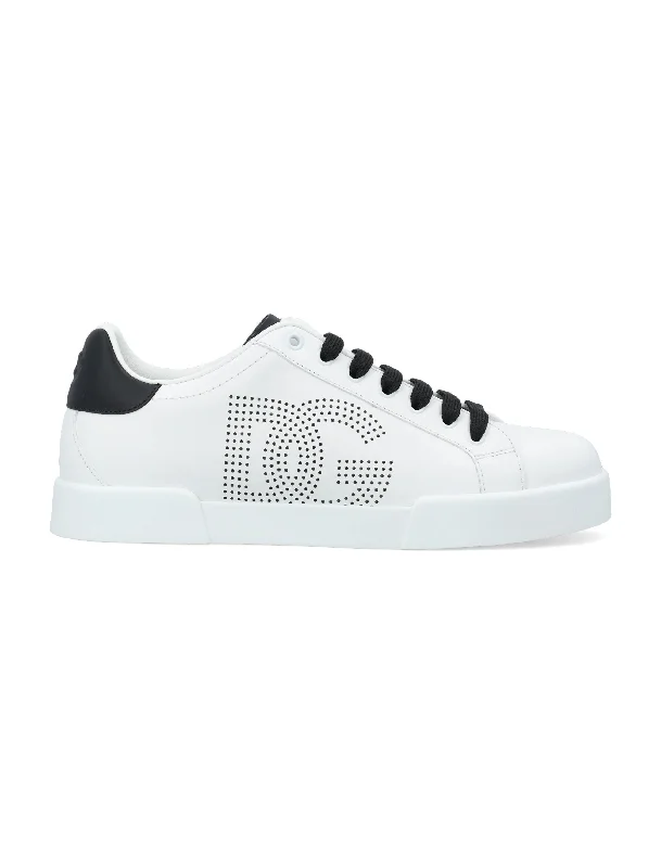 DOLCE & GABBANA Portofino Light Leather Sneakers