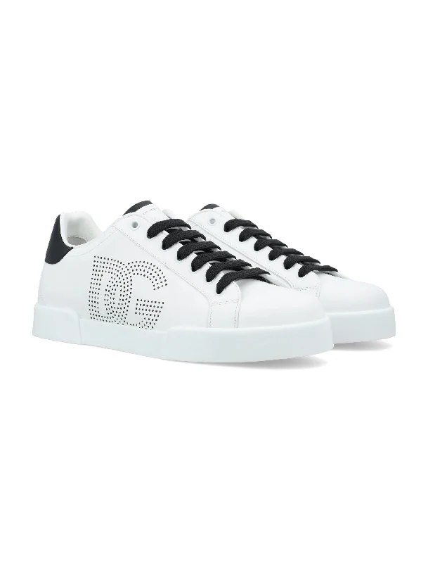 DOLCE & GABBANA Portofino Light Leather Sneakers