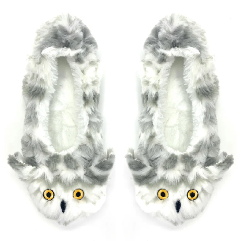 Owl Right Plush Slippers