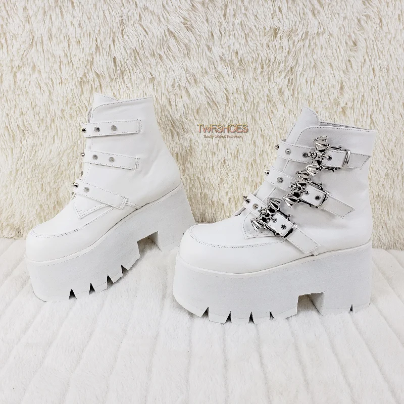 Ashes 55 Platform Lace Up Ankle Boots 3.5