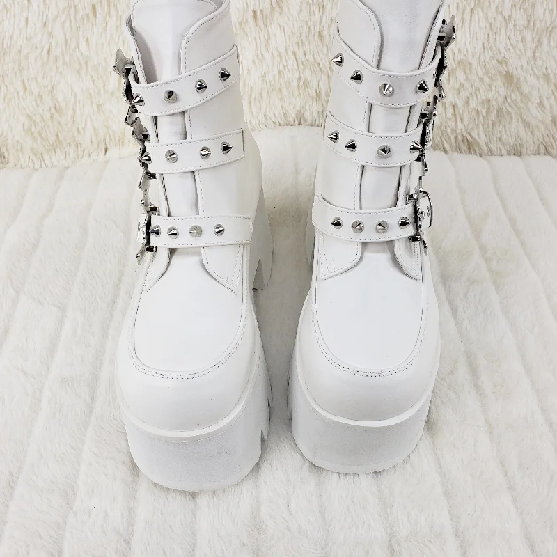 Ashes 55 Platform Lace Up Ankle Boots 3.5