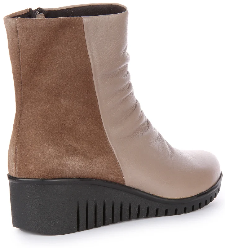 Melia Ankle Boots In Stone