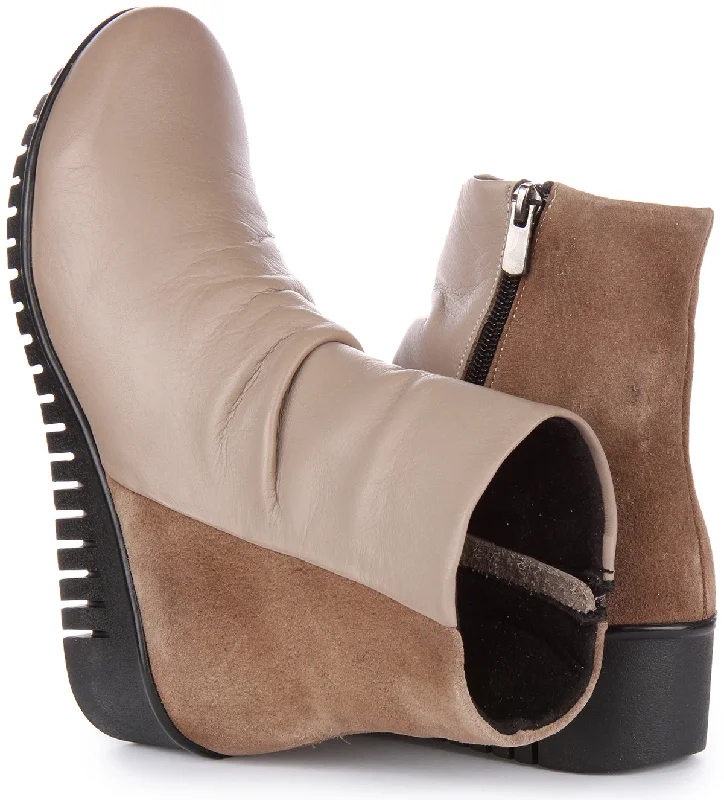 Melia Ankle Boots In Stone