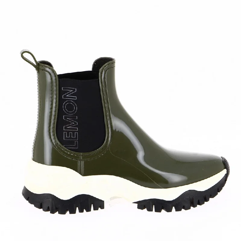 Lemon Jelly Jayden Khaki Gum Boot