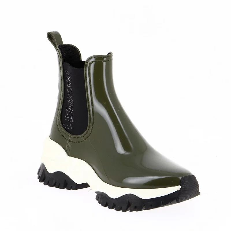 Lemon Jelly Jayden Khaki Gum Boot