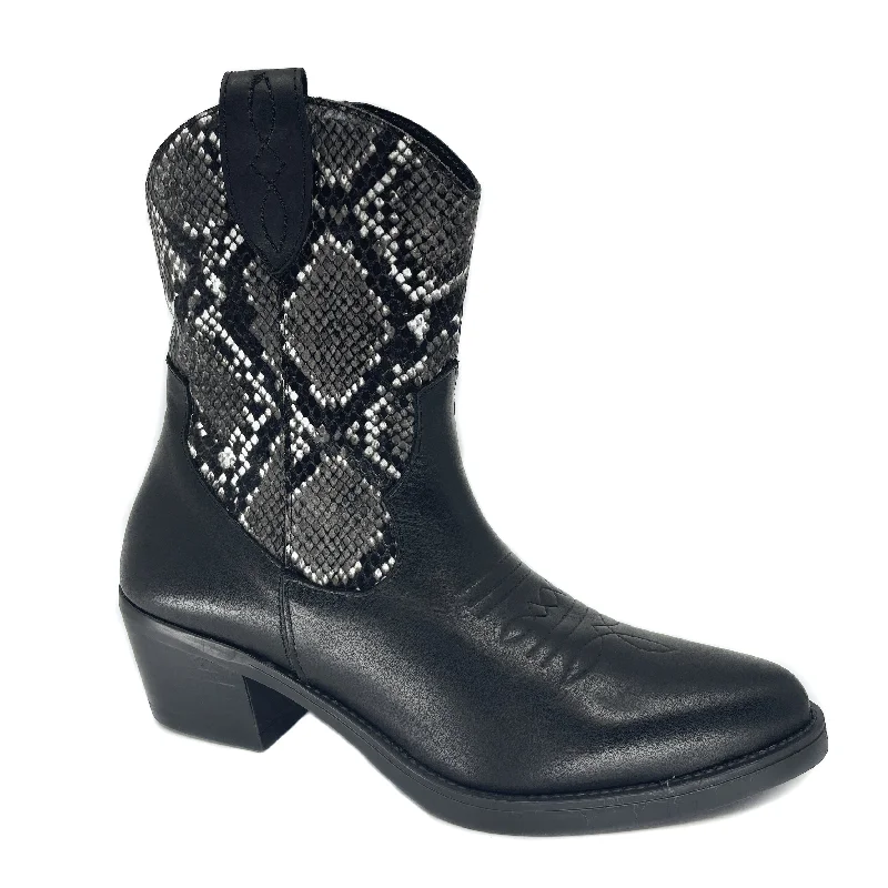 Quait 20644 Black/Snake Western Boot