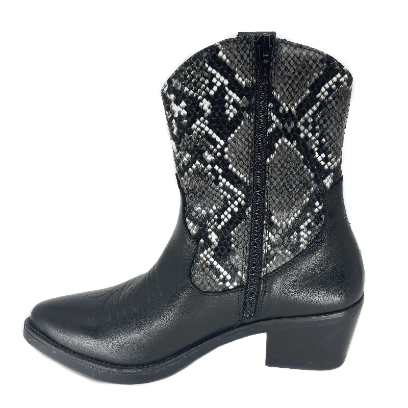 Quait 20644 Black/Snake Western Boot