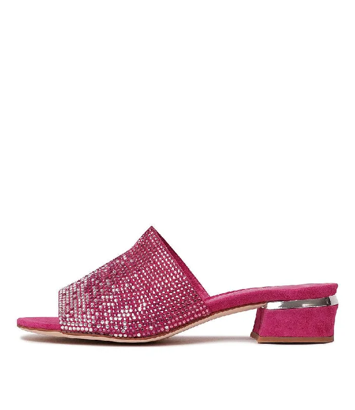 Tamarin New Fuchsia Leather Heels