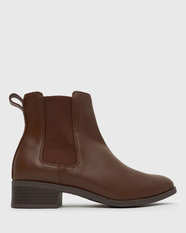 Wider Fit ELLIOT Vegan Ankle Chelsea Boots