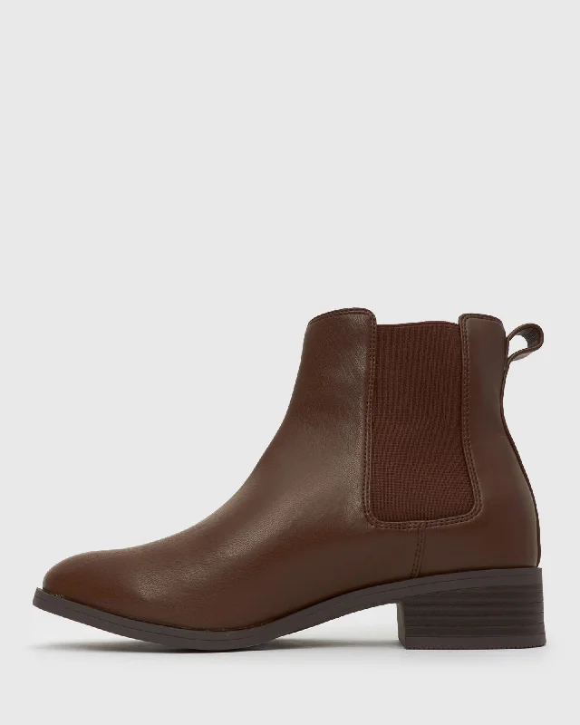 Wider Fit ELLIOT Vegan Ankle Chelsea Boots