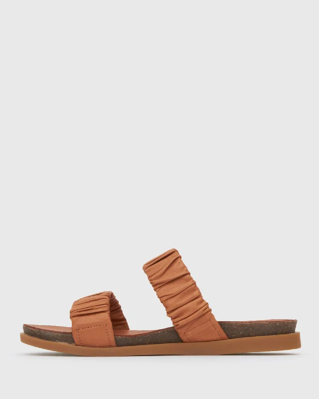 GOLLY Leather Double Band Slides