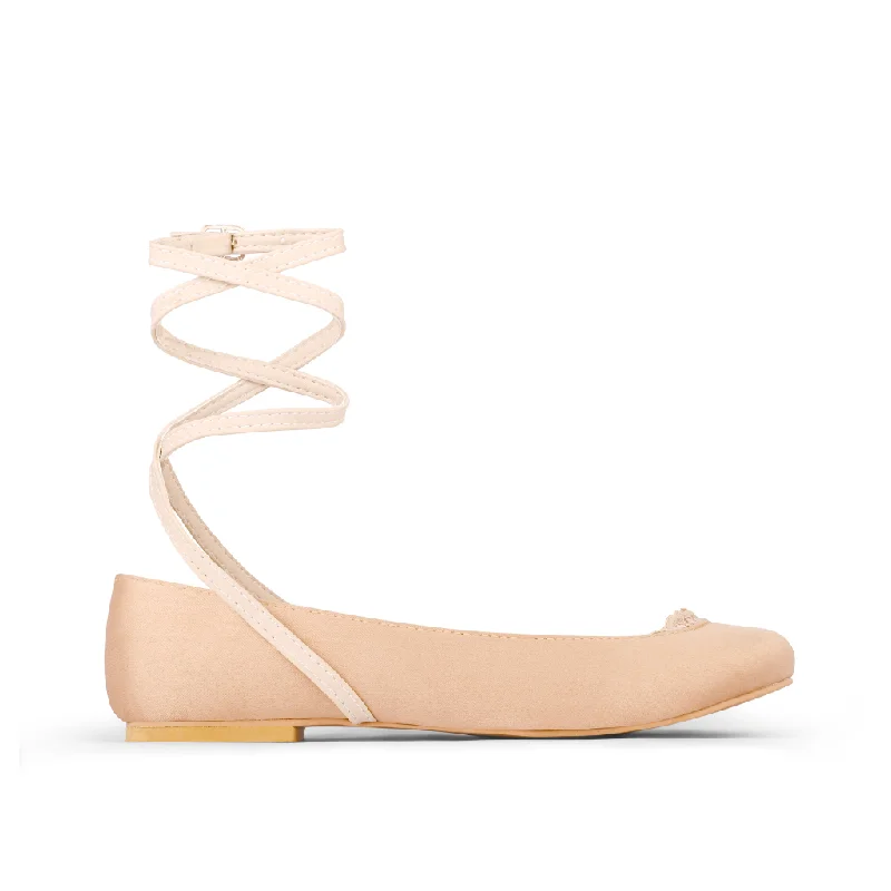 AMORIO NUDE FLATS