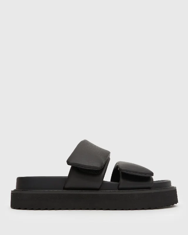 HARLEM Double Strap Velcro Slides