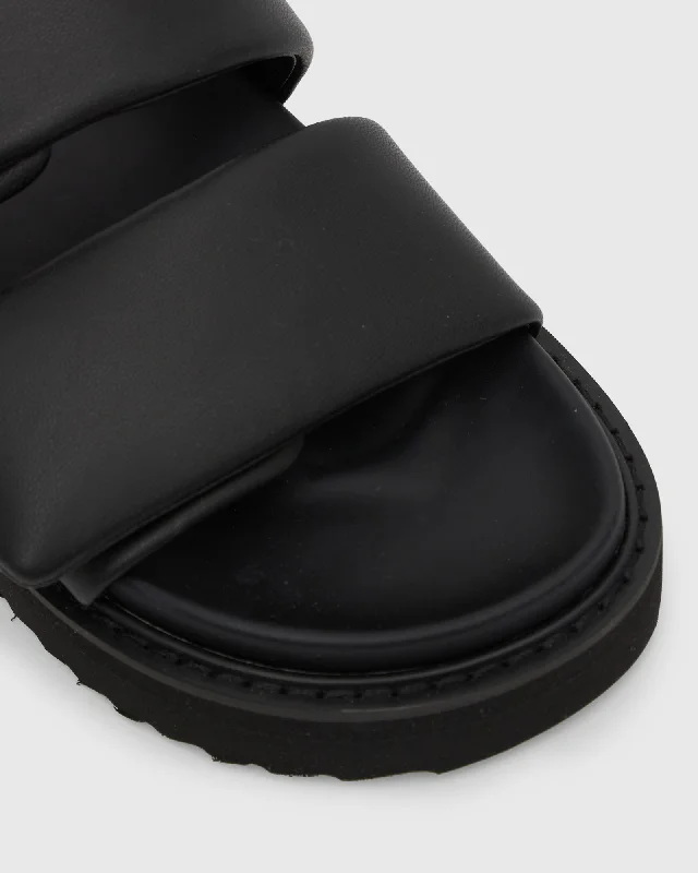 HARLEM Double Strap Velcro Slides