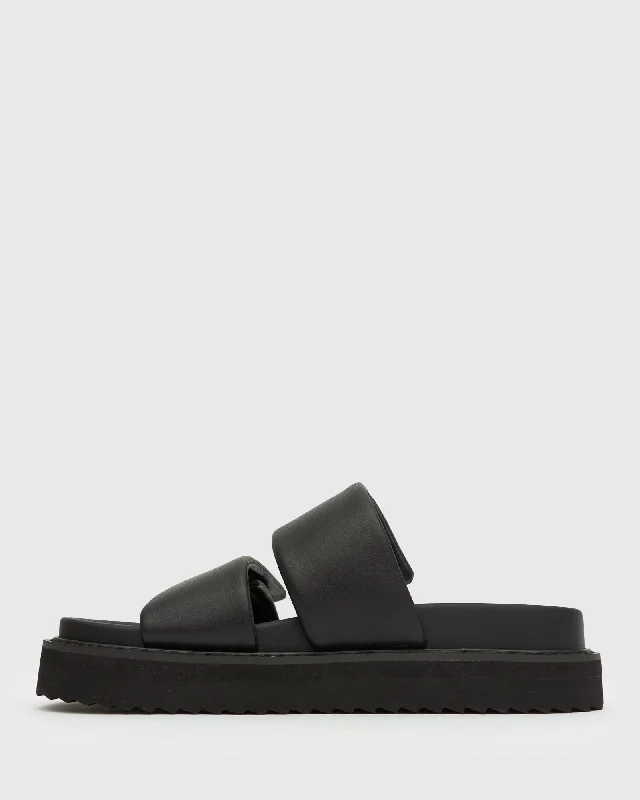 HARLEM Double Strap Velcro Slides