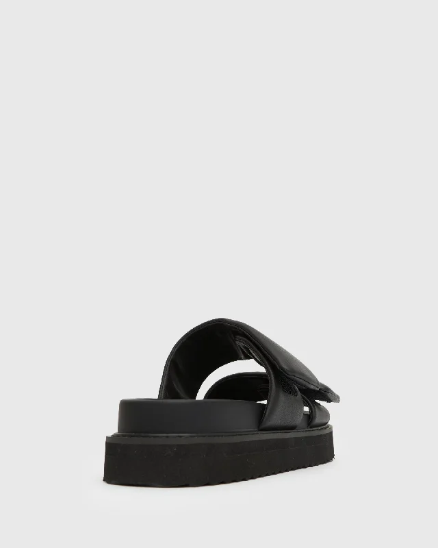 HARLEM Double Strap Velcro Slides