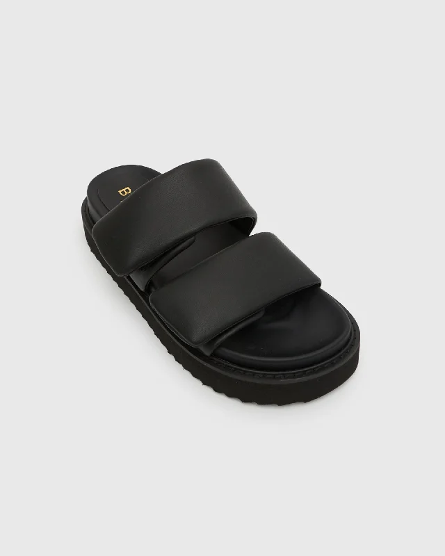 HARLEM Double Strap Velcro Slides