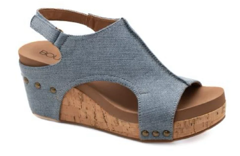 Carley Wedge Comfort  Sandals