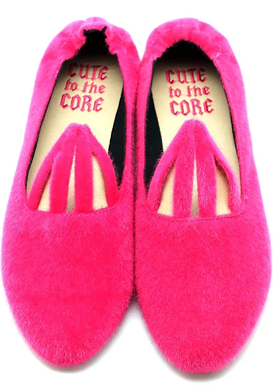 Hopper Bunny Flats in Fuchsia