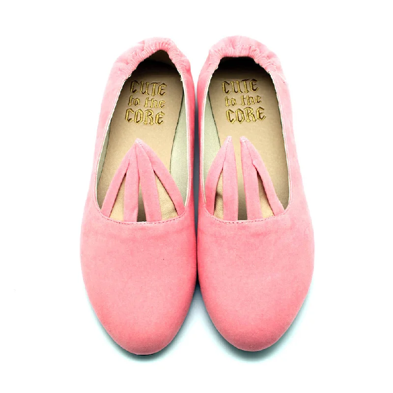 Hopper Bunny Flats in Pink