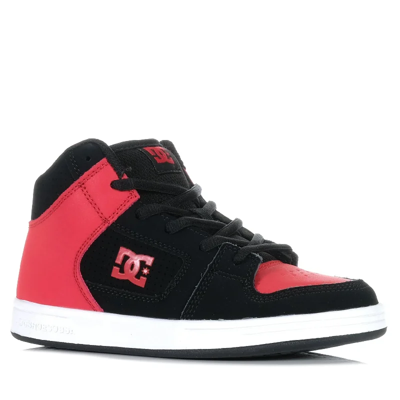 DC Manteca 4 Hi Youth Black/Red