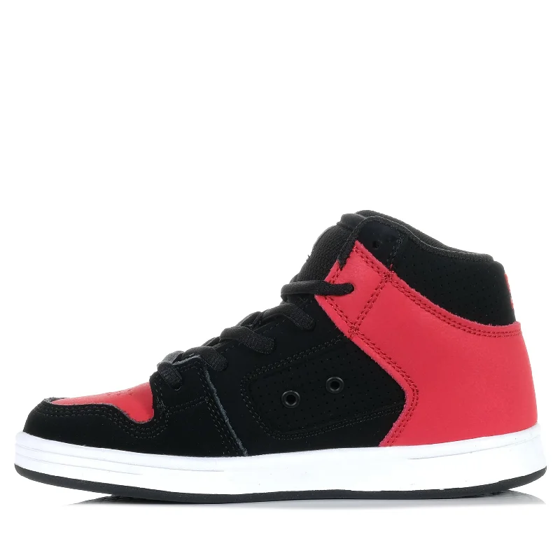 DC Manteca 4 Hi Youth Black/Red