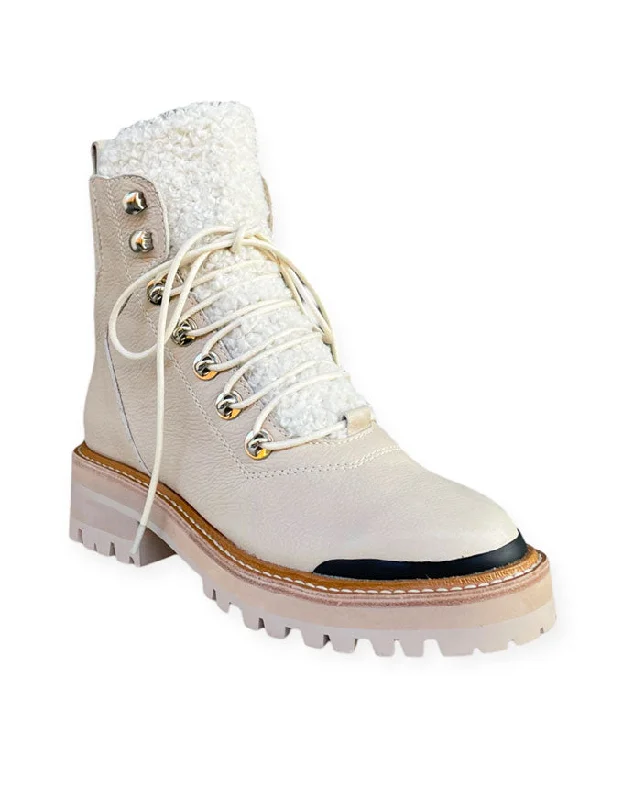 Fisher Boots Nougat Tumble Leather