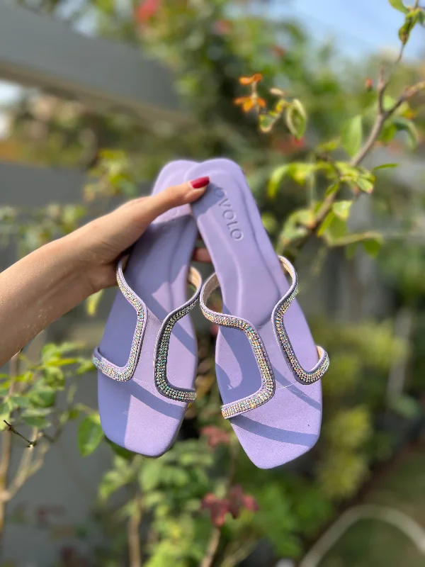 Freya Slides - Purple