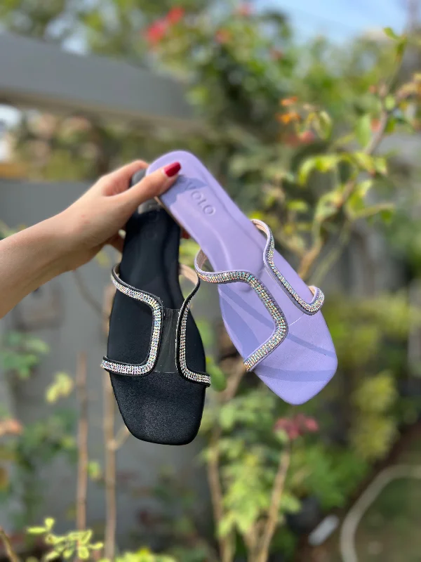 Freya Slides - Purple