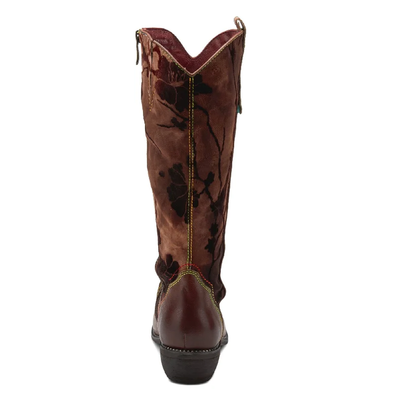 L'ARTISTE BROWN LARETILYN BOOTS