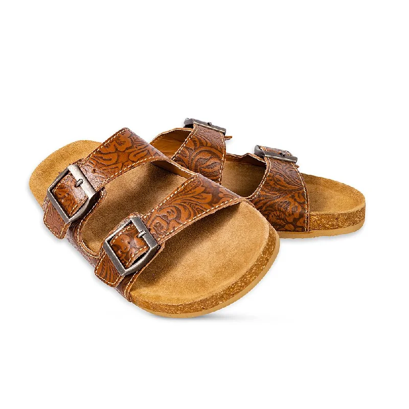 Maggie Hand Tooled Sandals