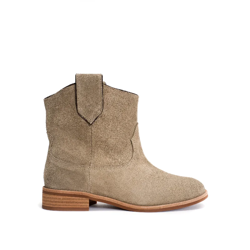 Monja Calf suede Mushroom