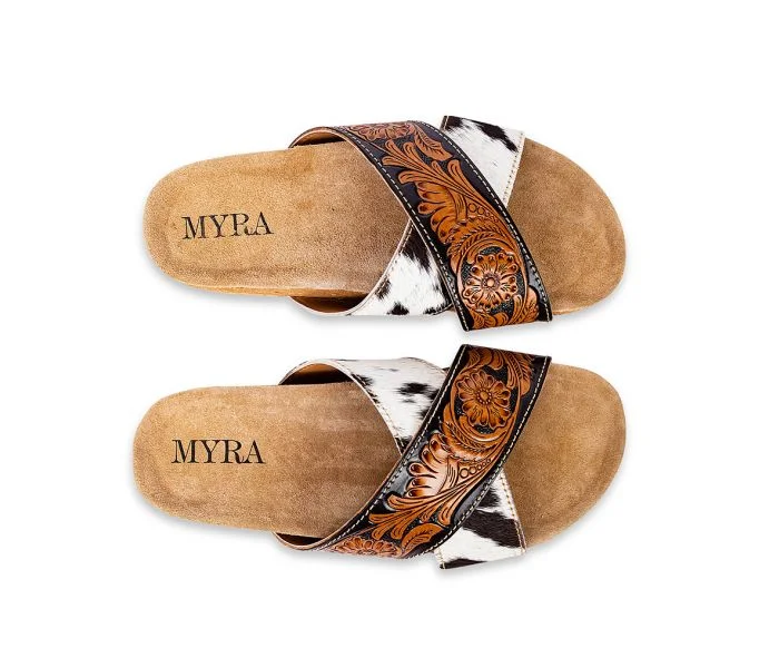 Nevada Hand Tooled Sandals