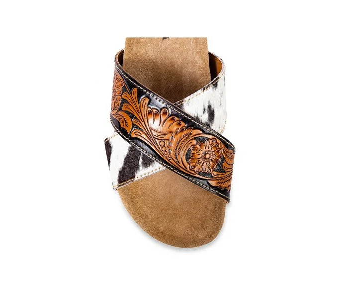 Nevada Hand Tooled Sandals