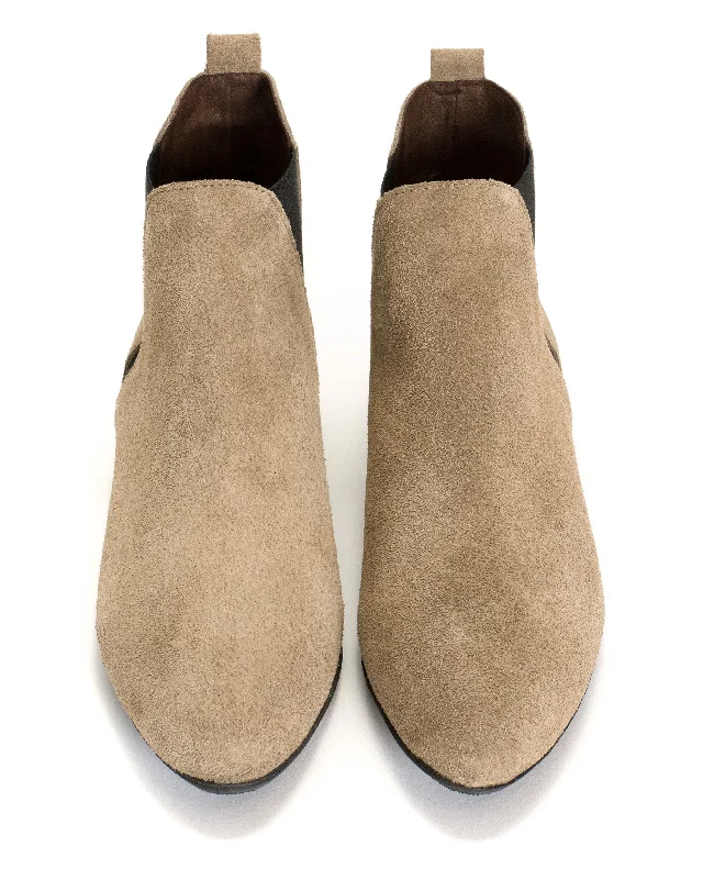 Rita Calf Suede Sage grey