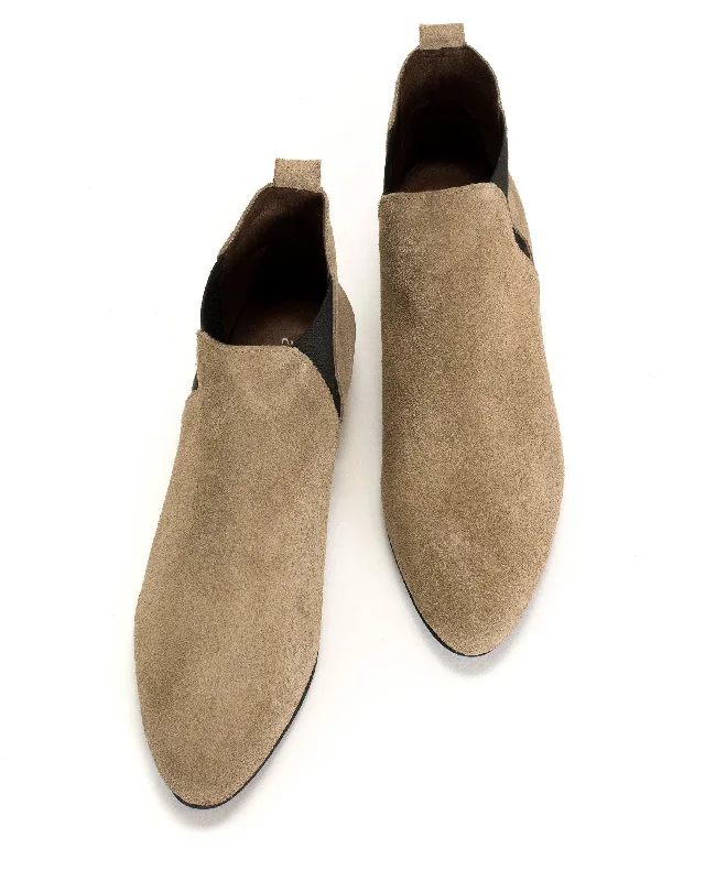 Rita Calf Suede Sage grey