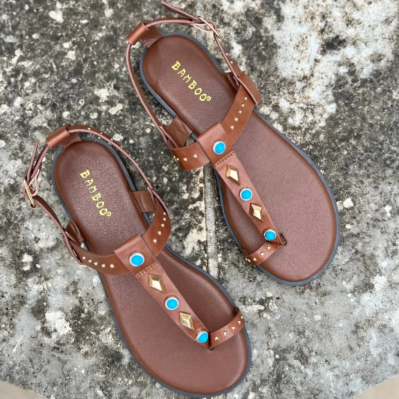 Turquoise Pocahontas Sandals*