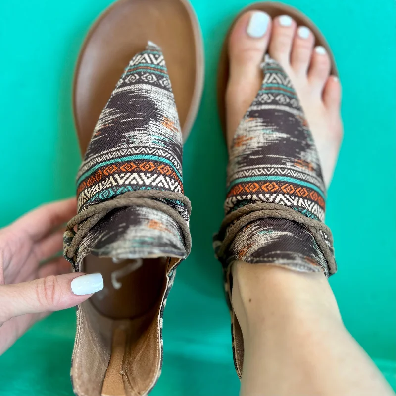 Wild About My Tribe Sandals*