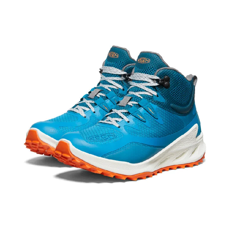 Women's Zionic Mid Waterproof Fjord Blue Tangerine