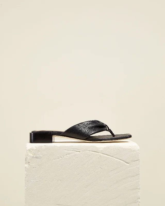 Wrap Sandal, Black