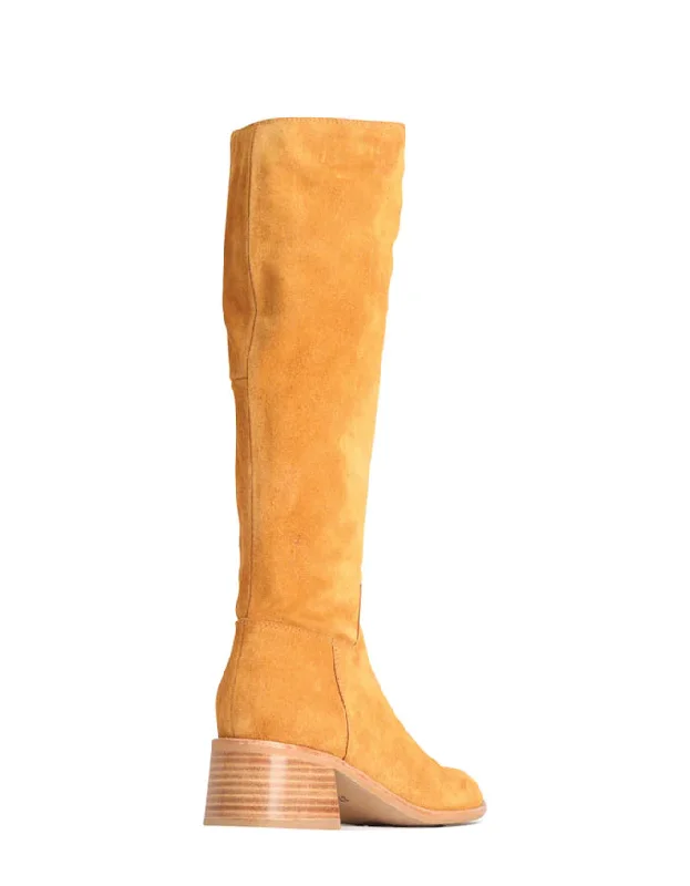 Wyoming Camel Suede Boots