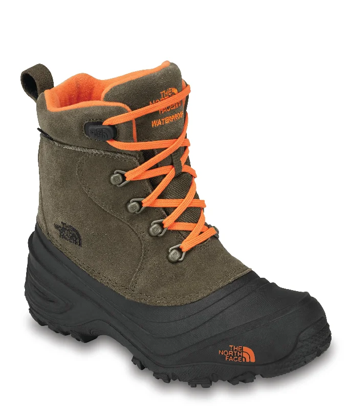 Youth Chilkat Lace II - Tarmac Green/ Sarlet Ibis