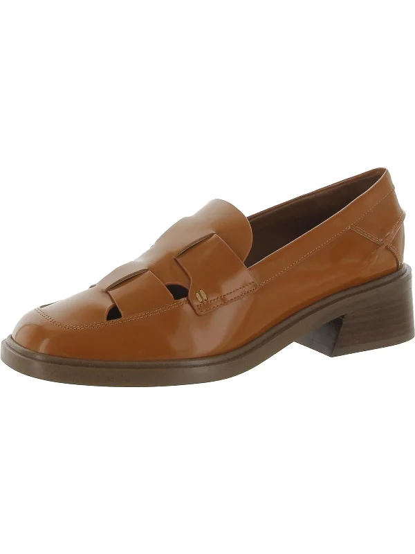 A-Gene Womens Comfort Insole Leather Loafers