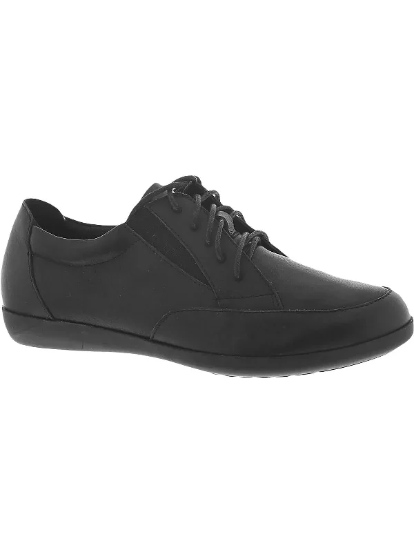 Callie Womens Leather Lace Up Oxfords