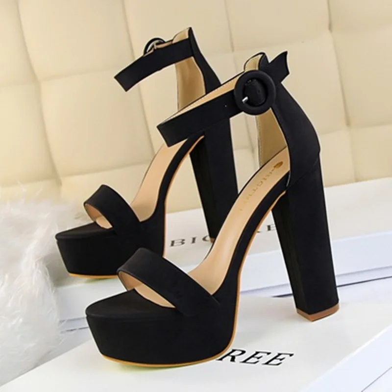 Date Night Open High Heels Sandal Shoes AD11616