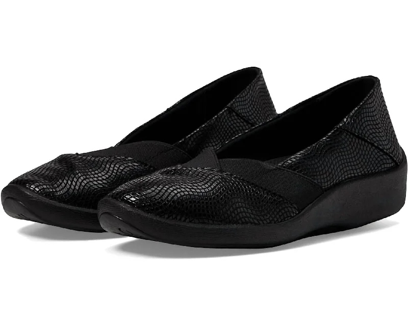 Gemini Flat Loafer In Creative Black