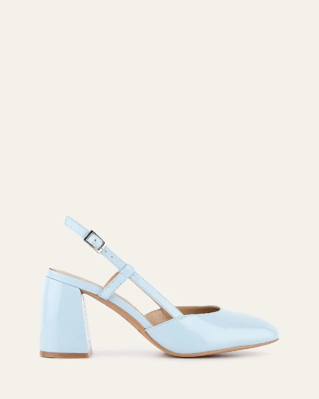 GLORIA HIGH HEELS SKY BLUE PATENT