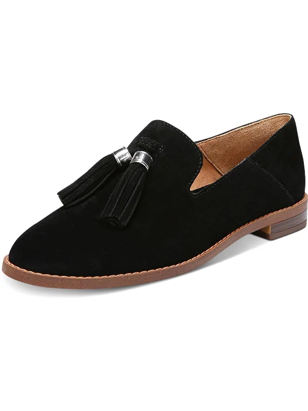 Hadden Womens Tassel Slip On Smoking Loafers