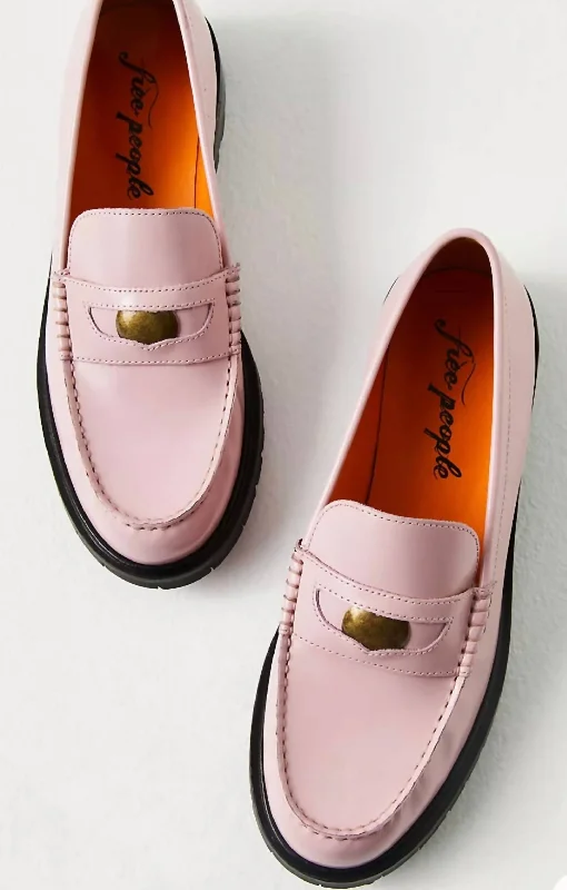 Liv Loafers - Medium In Perfect Pink